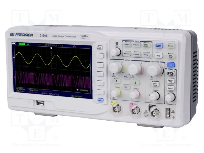 B&K PRECISION BK2190E Osciloscopio Digital de 2 Canales y 100MHz