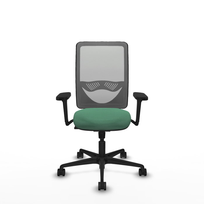 PIQUERAS Y CRESPO Silla de oficina Zulema con Mecanismo Sincro, Verde Esmeralda y Gris PIQUERAS Y CRESPO Silla de oficina Zulema con Mecanismo Sincro, Verde Esmeralda y Gris