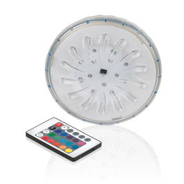 Gre Proyector LED Color para Piscina Elevada 18W, 15 Colores + Blanco, Instalación Magnética, Mando a Distancia