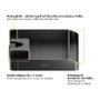 LogiLink Estante de almacenamiento para montaje en poste, 30-48mm, negro