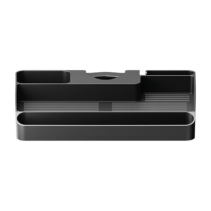 LogiLink Estante de almacenamiento para montaje en poste, 30-48mm, negro