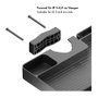 LogiLink Estante de almacenamiento para montaje en poste, 30-48mm, negro