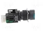 SCHNEIDER ELECTRIC Interruptor de presión Harmony XB6 verde con LED