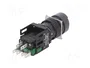 SCHNEIDER ELECTRIC Interruptor de presión Harmony XB6 verde con LED