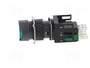 SCHNEIDER ELECTRIC Interruptor de presión Harmony XB6 verde con LED
