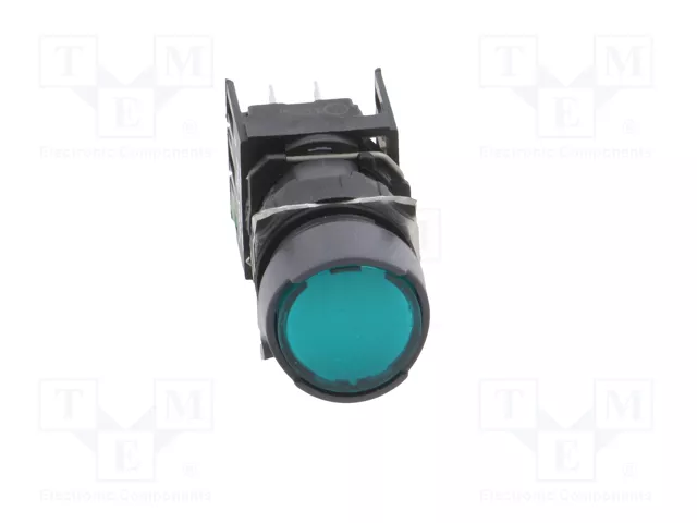 SCHNEIDER ELECTRIC Interruptor de presión Harmony XB6 verde con LED