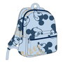 Cerdá Mochila Infantil de Guardería Estampado Mickey Mouse Disney, ideal para niños y niñas de 1 a 4 años, Color Azul, 22 x 27 x 9 cm