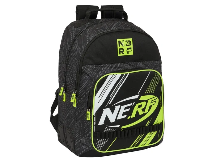 Safta Mochila Doble Adaptable a Carro Nerf Get Ready