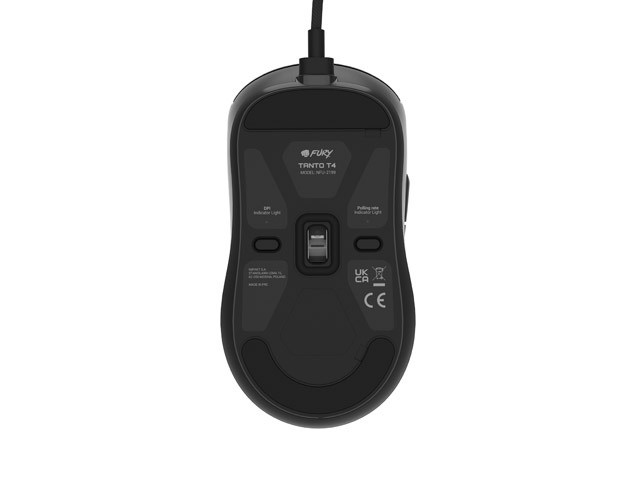Fury Tanto T4 Negro RGB Ratón Óptico Gaming 12000 DPI 7 Botones Programables