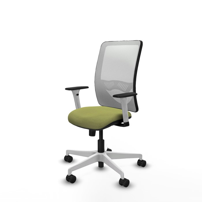 PIQUERAS Y CRESPO Silla de oficina Zulema Verde oliva y Blanco PIQUERAS Y CRESPO Silla de oficina Zulema Verde oliva y Blanco
