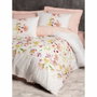 Aucune Juego de cama de 100% algodón - 1 funda nórdica 220x240 cm + 2 fundas de almohada 60x60 cm - Blanco