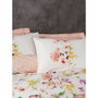 Aucune Juego de cama de 100% algodón - 1 funda nórdica 220x240 cm + 2 fundas de almohada 60x60 cm - Blanco