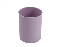 Faibo Cubilete Portalapices Violeta Pastel Opaco Plastico 78x100x78 mm