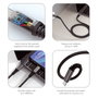 4smarts PremiumCord Cable USB-C a USB-C 100W 3m Negro