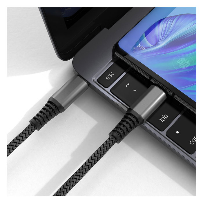 4smarts Cable USB-C a USB-C PremiumCord 100W 3m negro