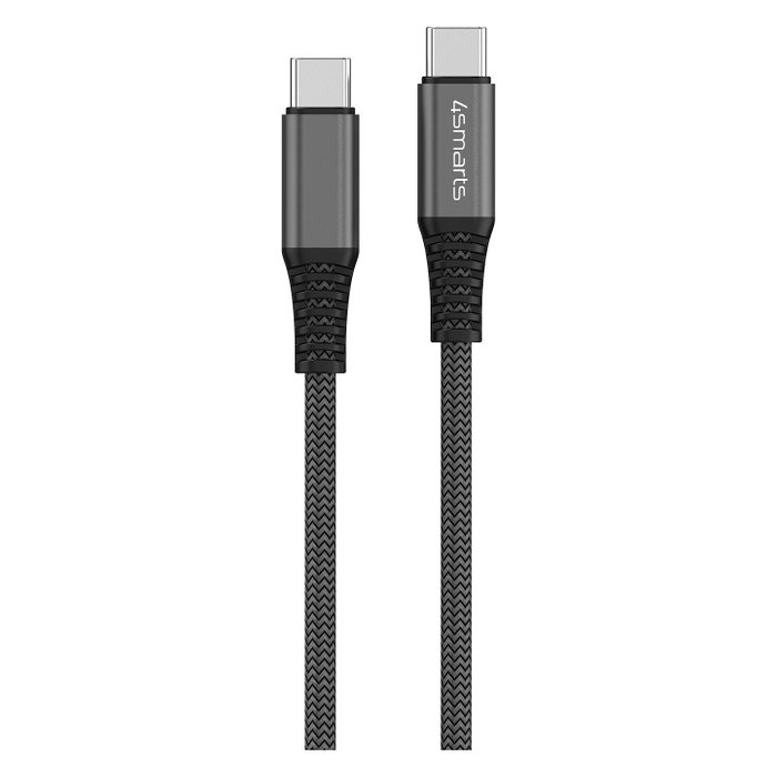 4smarts Cable USB-C a USB-C PremiumCord 100W 3m negro