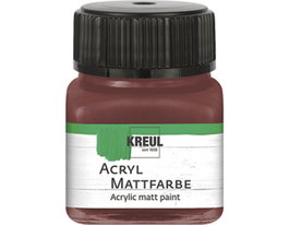 Kreul Pintura acrílica marrón beige mate 20ml