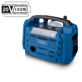 Scheppach Compresor eléctrico híbrido 20V IXES 10 bar Airforce 6