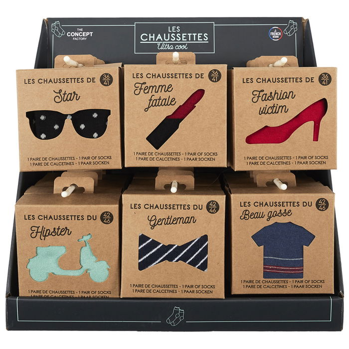 The Concept Factory Calcetines Adulto Unisex Colección Pour Lui Varios