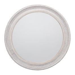 Espejo Gris Madera Paulonia Decoración 80 X 3,50 X 80 cm