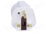 GOOBAY Adaptador de viaje con toma de tierra, blanco