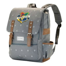 Karactermania Mochila Harry Potter Oxford Greyly Gris Algodón