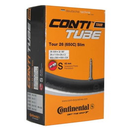 Continental Tour Slim Cámara de aire 26x1 1/4'' Schrader 42mm