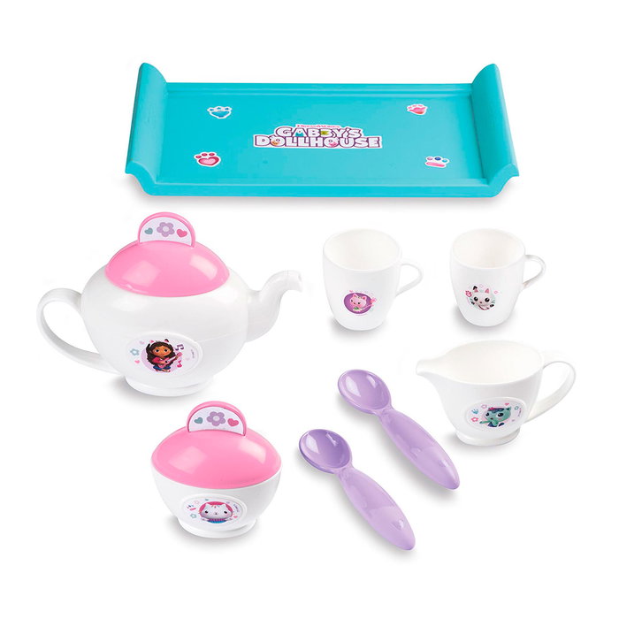 Smoby Set De Té La Casa De Gabby 7600312508 Cesta de Picnic para Muñecas con Accesorios