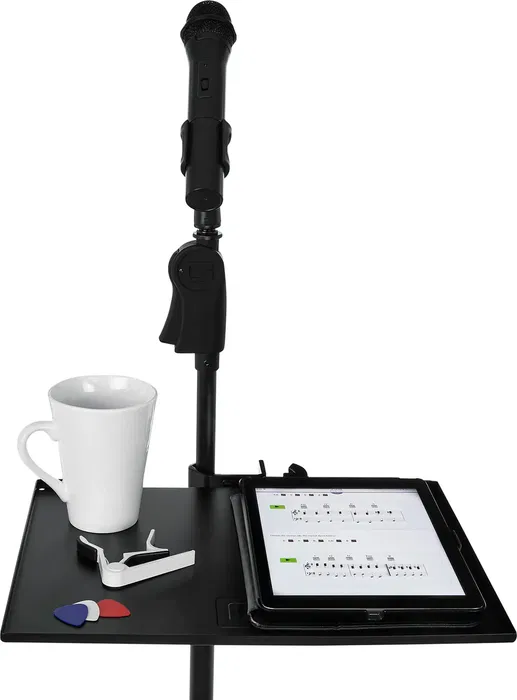 Frameworks Bandeja Con Clamp Para Soporte De Micro 28 X 38 Cm, Capacidad 4,5 Kg