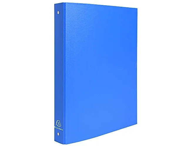 Exacompta Carpeta de 4 anillas redondas 30 mm DIN A4 azul claro Exacompta Carpeta de 4 anillas redondas 30 mm DIN A4 azul claro