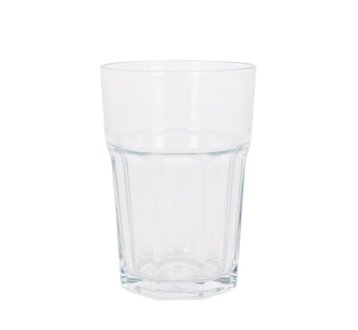 LAV Set de 4 Vasos de 365 cc, Colección Best Offer, Cristalería - Dimensiones 8.3 x 8.3 x 12 cm (12 Cajas)