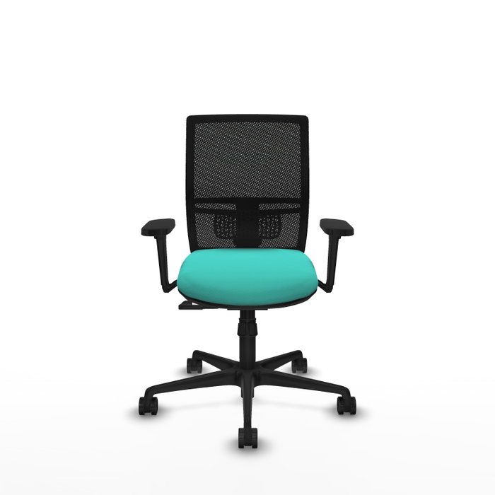 PIQUERAS Y CRESPO Silla de oficina Yunquera Turquesa y Negro PIQUERAS Y CRESPO Silla de oficina Yunquera Turquesa y Negro