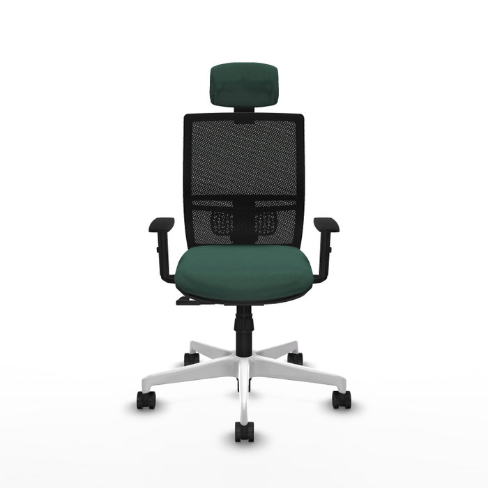 PIQUERAS Y CRESPO Silla de oficina Yunquera Verde botella con mecanismo Sincro PIQUERAS Y CRESPO Silla de oficina Yunquera Verde botella con mecanismo Sincro