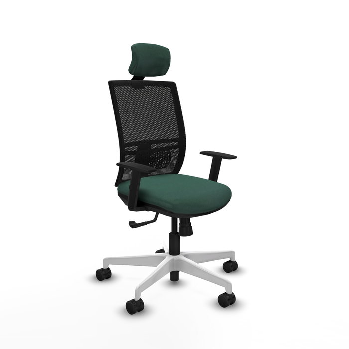 PIQUERAS Y CRESPO Silla de oficina Yunquera Verde botella con mecanismo Sincro PIQUERAS Y CRESPO Silla de oficina Yunquera Verde botella con mecanismo Sincro