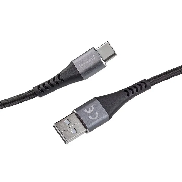 Intenso Cable USB-C A315C de Datos y Carga Rápida 60W, 1.5 m, Negro