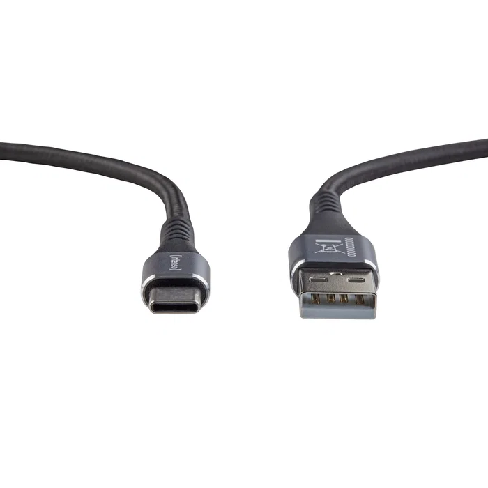 Intenso Cable USB-C A315C de Datos y Carga Rápida 60W, 1.5 m, Negro