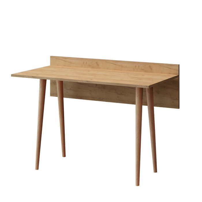 Hanah Home Mesa de Estudio Roble 120cm x 74cm x 61.8cm Tablero de Partículas Melaminado Roble Hanah Home Mesa de Estudio Roble 120cm x 74cm x 61.8cm Tablero de Partículas Melaminado Roble