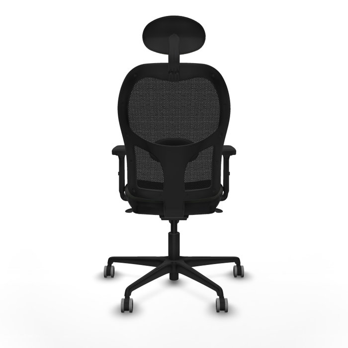 PIQUERAS Y CRESPO Silla de oficina Jorquera con mecanismo Sincro, Tela Negra PIQUERAS Y CRESPO Silla de oficina Jorquera con mecanismo Sincro, Tela Negra