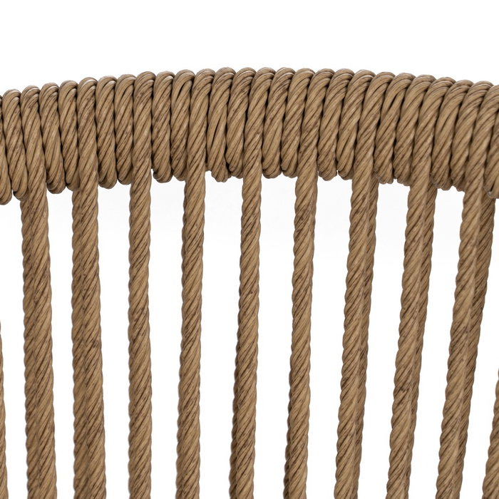 Silla Natural Pe-Acero Salón 55 X 54 X 79 cm (Set de 2)