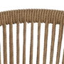 Silla Natural Pe-Acero Salón 55 X 54 X 79 cm (Set de 2)