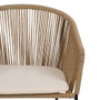Silla Natural Pe-Acero Salón 55 X 54 X 79 cm (Set de 2)
