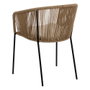 Silla Natural Pe-Acero Salón 55 X 54 X 79 cm (Set de 2)