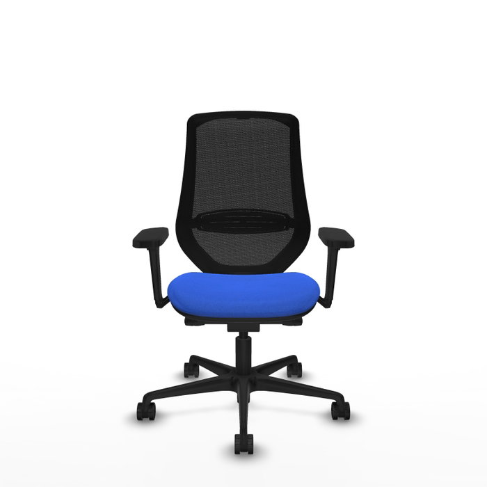 PIQUERAS Y CRESPO Silla de oficina Mardos Azul con Brazos 3D