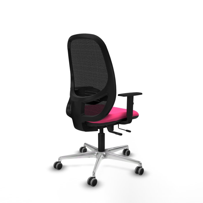 PIQUERAS Y CRESPO Silla de oficina Cilanco Rosa y Negro PIQUERAS Y CRESPO Silla de oficina Cilanco Rosa y Negro