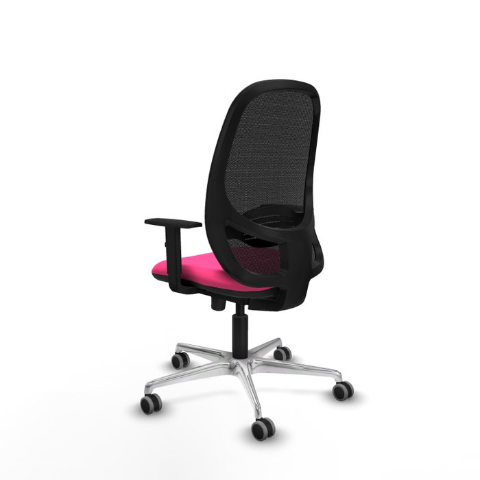 PIQUERAS Y CRESPO Silla de oficina Cilanco Rosa y Negro PIQUERAS Y CRESPO Silla de oficina Cilanco Rosa y Negro
