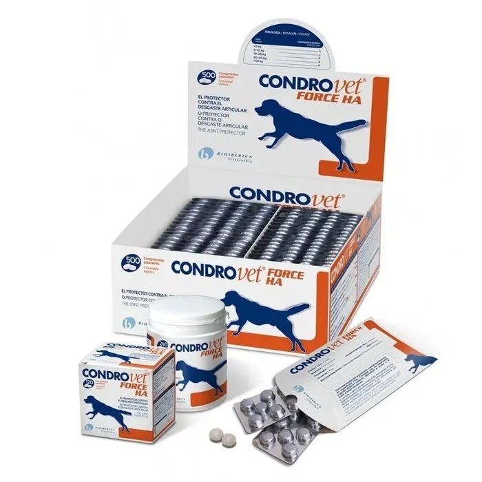Bioiberica Condrovet Force HA 500 Comprimidos