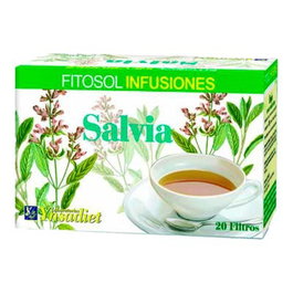 FITOSOL Inf.Salvia 20Filtros, Infusión de Salvia para Confort durante la Menopausia, 20 Filtros