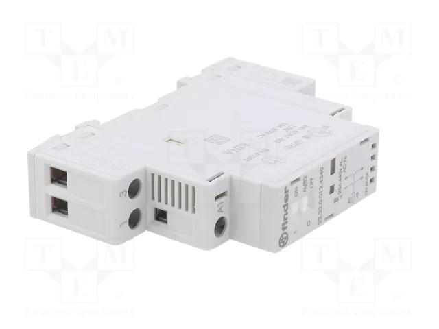 FINDER Contactor de Instalación Modular 2-polar 25A 12VAC/12VDC FINDER Contactor de Instalación Modular 2-polar 25A 12VAC/12VDC