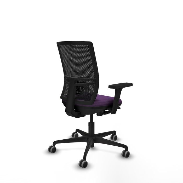 PIQUERAS Y CRESPO Silla de oficina Yunquera Morado/Negro con Mecanismo Sincro/Traslack PIQUERAS Y CRESPO Silla de oficina Yunquera Morado/Negro con Mecanismo Sincro/Traslack