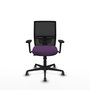 PIQUERAS Y CRESPO Silla de oficina Yunquera Morado/Negro con Mecanismo Sincro/Traslack